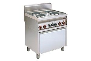 CF4-8ET/S Sporák 800 S,4 pl.,st.trouba - VÝPRODEJ