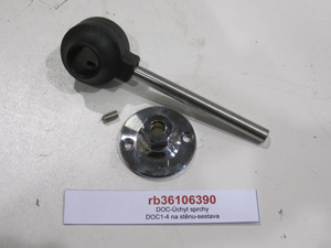 DOC-Shower handle DOC1-4 on the wall-assembly