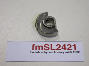 Eccentric attachment of the grinding chamber TS22