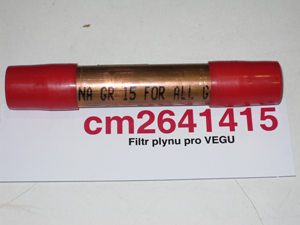 Gas filter for VEGA