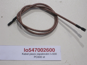 Piezo ignition cable l=500 PC600 st