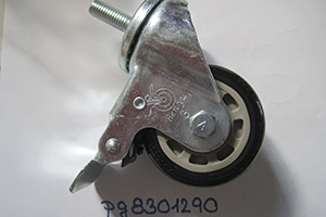 Braked wheel for kneader new