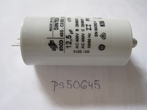 Start-up capacitor 12.5uF for WM,WP80