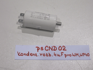 Starting capacitor 4uF for WM,WP40