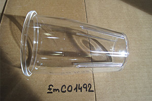 Container for mixer FR-1 polycarbonate