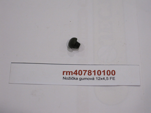 Rubber foot 12x4.5 FE