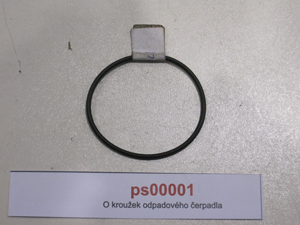 O ring of the waste pump