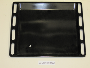 Enameled drip tray for CF62