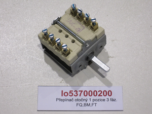 Rotary switch 1 pos. 3f. FQ,BM,FT,CF7S,PCC-98ET,BRFD,PCCD,PCCT,CWT
