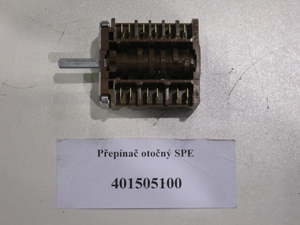 Hotplate switch 7 positions for SP, SPLT, KSPT, SPQ