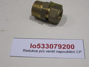 Reduction for filling valve CP