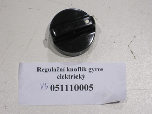 Electric gyro control knob