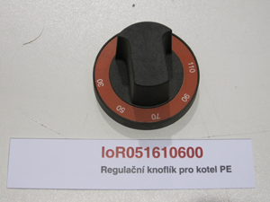 Control knob for PE boiler