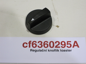 Toaster control knob