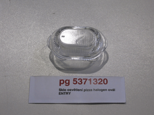 Glass lighting pizza halogen oval ENTRY