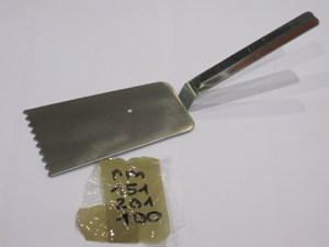 Grooved scraper PD, PM 201 - Grooved scraper PD, PM 202