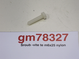 Screw - screw m6x25 nylon