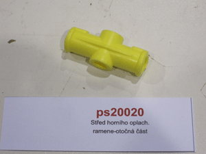 The center of the upper rinse arm-rotating part