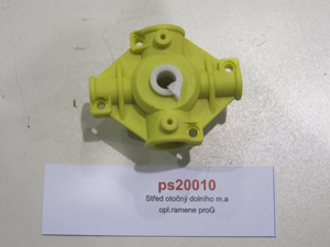 Center of rotation of the lower m. and opl. arm for G