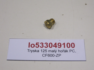 Nozzle 125 small burner PC, CF600-ZP