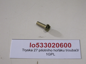 Nozzle 27 pilot burner oven3/1GPL, FT-700S ZP