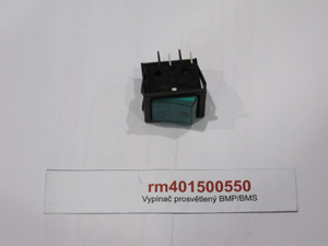 Illuminated switch BMP/BMS