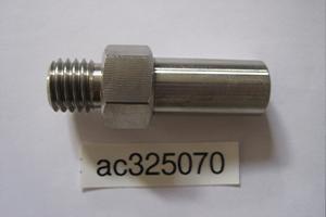 The center of rotation of the washing arms