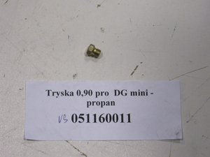 Nozzle 90 gyros propane for DG mini