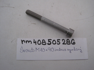 Screw M10x90 Allen drilled