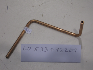 Gas supply pipe to the FTT pilot burner