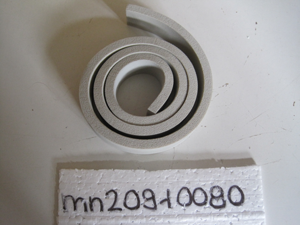 VBN-Tape against the VBN melting bar (pos. 13,14)