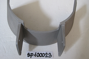 Rear protective cover for the RM-100 robot, item 4