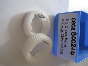 Gear hub wheel for GMS-250,275 ( WHITE, stronger material )