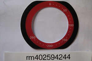 Reg Knob Sticker 50-260 PM SNACK