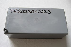 Plastic tub under RT evaporator