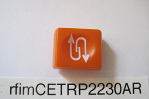 Switch Q-82 - square orange button only - old