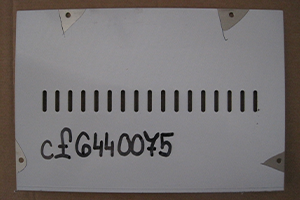 Metal side plate arm left CW pos. 322