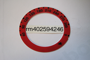 FT-G 700 RF Reg Button Sticker