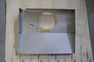Metal evaporator cover for cooling tables RT - item 1