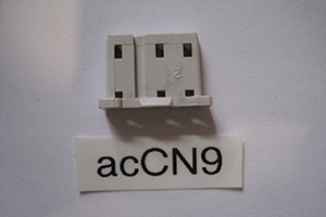 CN9 connector to the electronics board