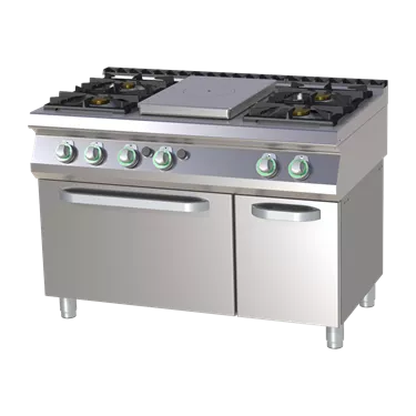 Cooking range solid top gas with gas oven | RM - STPST 7120/21 G