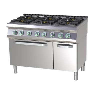 Gas range with electrical static oven | RM - SPST 7120/21 GE