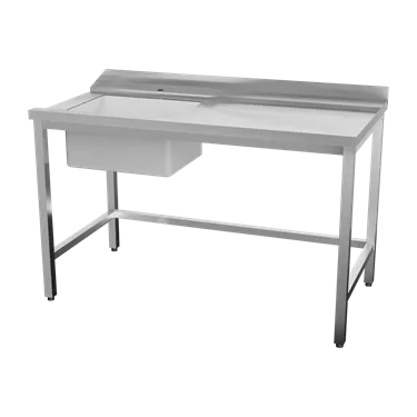 Table feeding 140x75x85 right with sink 40x50x25 | RM - CTS 140 IDR