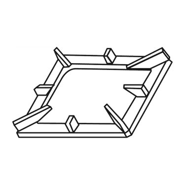 Cast iron grid for PCD drop-in | RM - RM - Rošt litinový na PCD drop-in