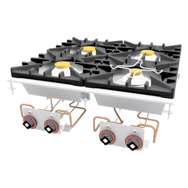 Cooking range gas 4 zones | RM - PCD-88G