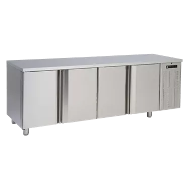 Refrigerator electric tabletop GN 1/1, 4 doors, without rim, stainless steel 230 V OOP | RM - SCH 4D DH