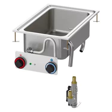 Bain marie drop-in electric GN 1/1 - 150  | RM - BMD-64 EM