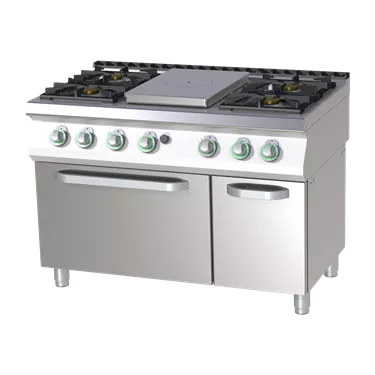 Cooking range solid top gas with electric static oven | RM - STPST 7120/21 GE