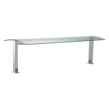 Overstructure GN 2-1/1 LED light, glass rounded | RM - SOV LED+ 2