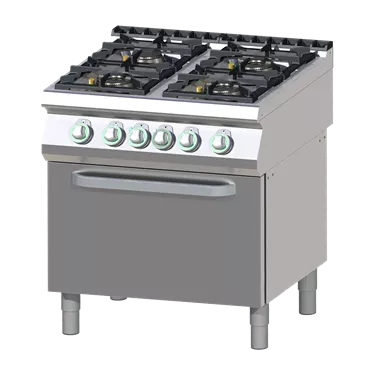 Cooking range gas with electric static oven | RM - SPT 780/21 GE